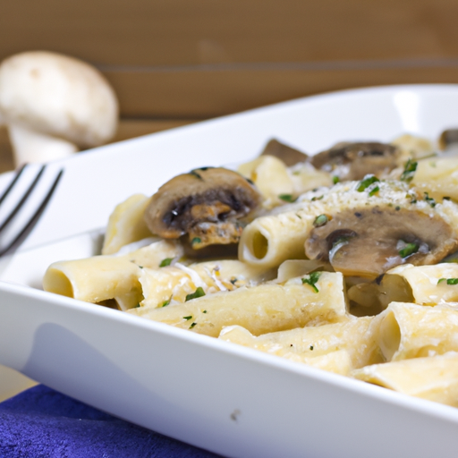 Rigatoni mit Champignons Rezept