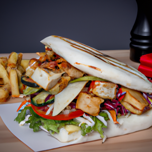 Dürüm Döner mit Halloumi