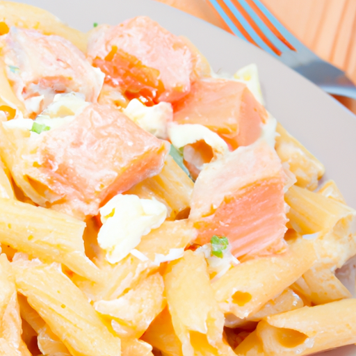 Pasta mit Lachs