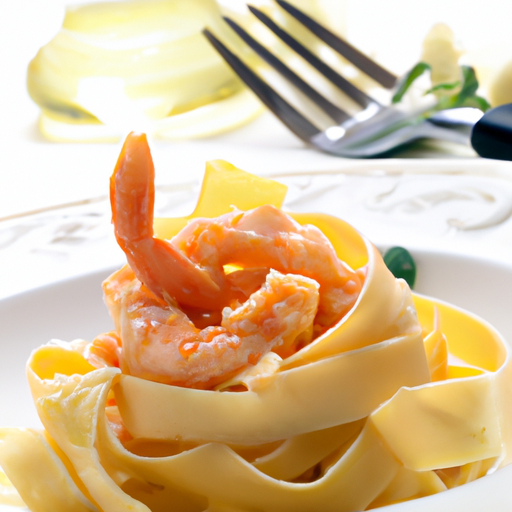 Tagliatelle ai Gamberetti