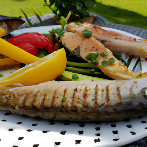 Fischplatte vom Grill