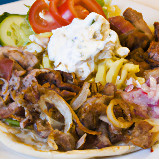 Gyros-Teller komplett