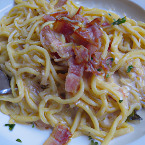 Spaghetti Carbonara Tedesco