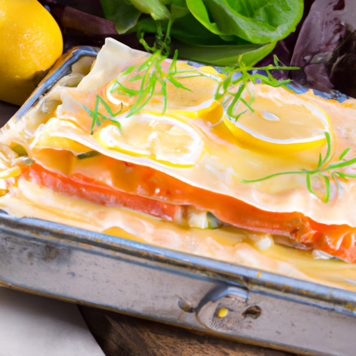 Lasagne mit Lachs Rezept