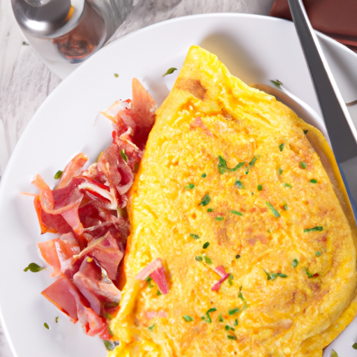Omelette con Prosciutto Rezept