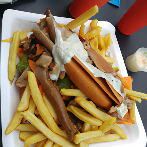 Dönerteller Pommes frites