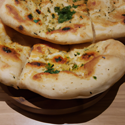 Garlic Naan Brot Rezept