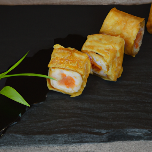 Gebratener Lachs Maki