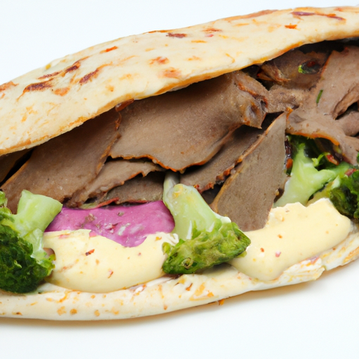 Überbackener Döner mit Broccoli