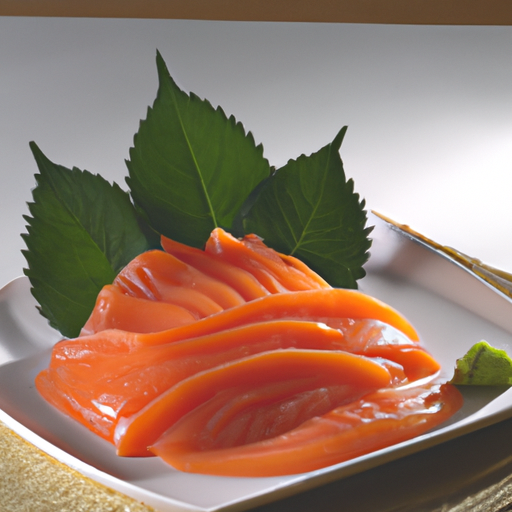 Lachs-Sashimi