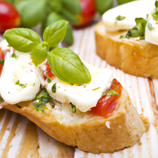 Bruschetta mit Mozzarella Rezept