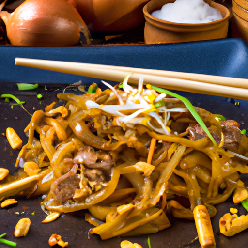 Pad Thai mit Rindfleisch