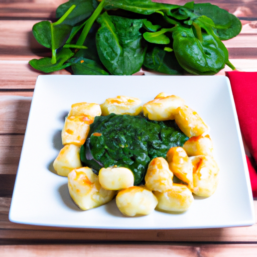 Gnocchi mit Spinat und Sahnesauce Rezept