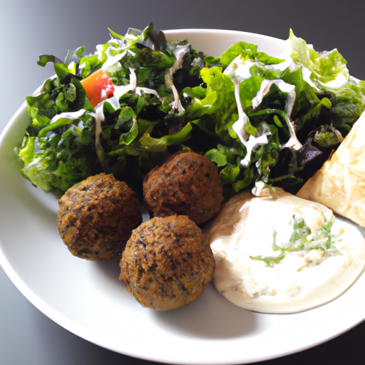 Falafel Dürüm mit Salat