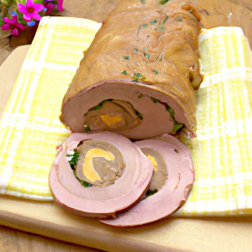 Frühlingsrolle mit Fleisch