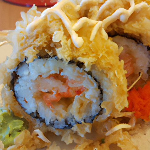 Ebi Tempura Inside-Out Roll