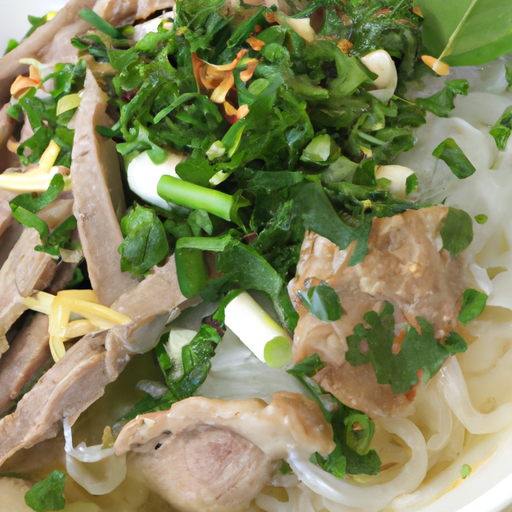 Pho Bo Xao - Vietnamesische Rinderfleisch-Nudelsuppe Rezept