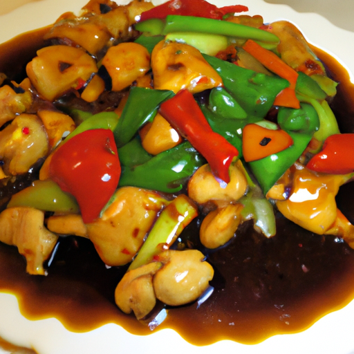 Hühnerfleisch Szechuan Art