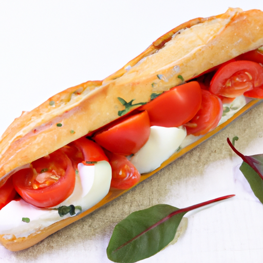 Tomaten-Mozzarella-Baguette Rezept