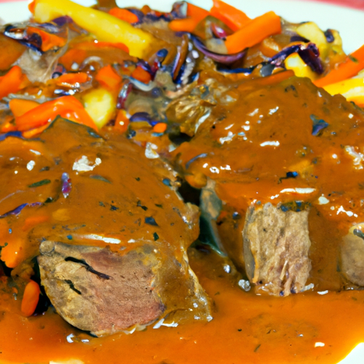 Lammfilet mit Metaxasauce