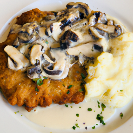 Schnitzel Funghi e Panna