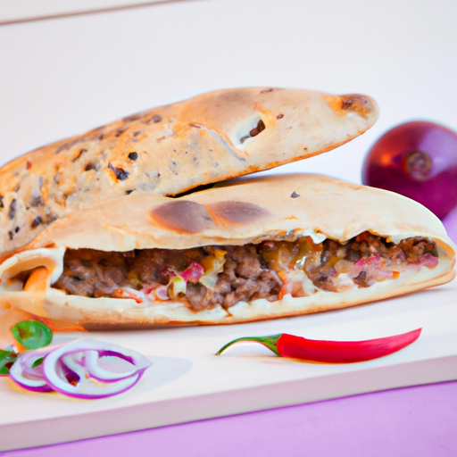 Calzone mit Dönerfleisch und Zwiebeln Rezept