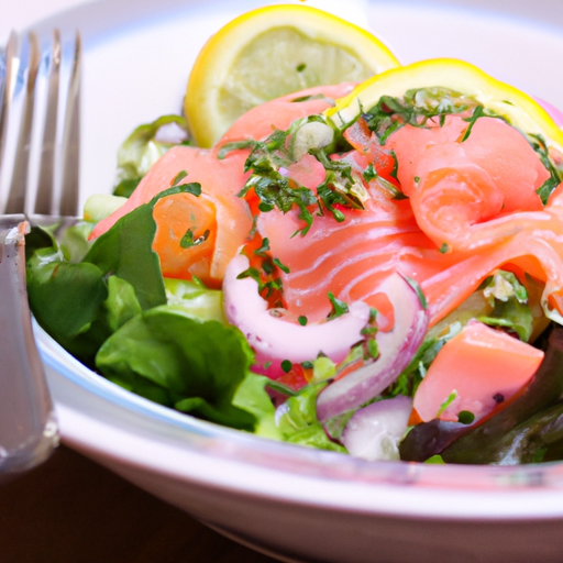 Lachsfilet Salat Rezept