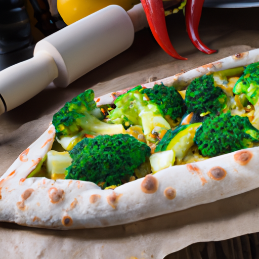 Pide mit Broccoli