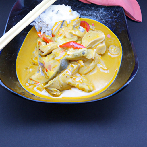 Hühnerfleisch Thai Curry