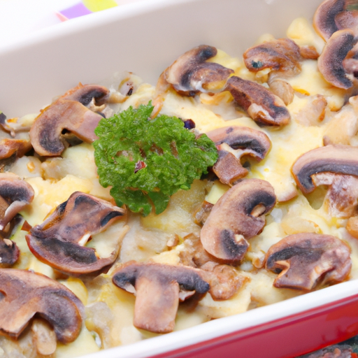 Kartoffelauflauf mit Champignons Rezept