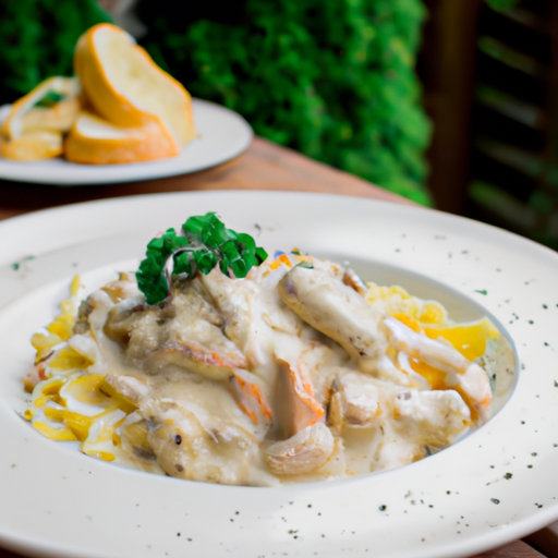 Pasta Chicken Hollandaise