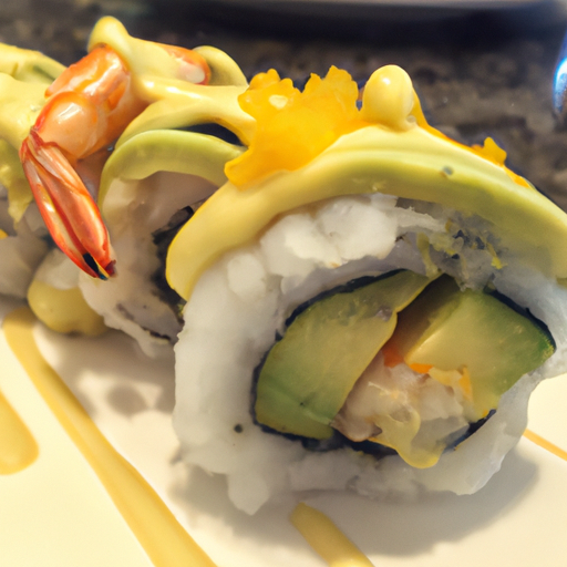 Mini Ebi Avocado Roll