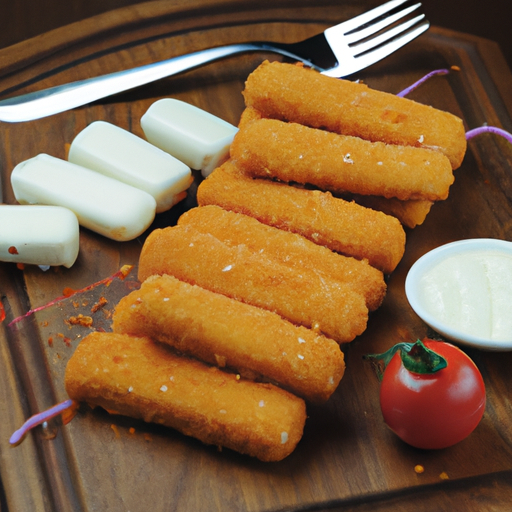 Mozzarella Sticks Menü Rezept