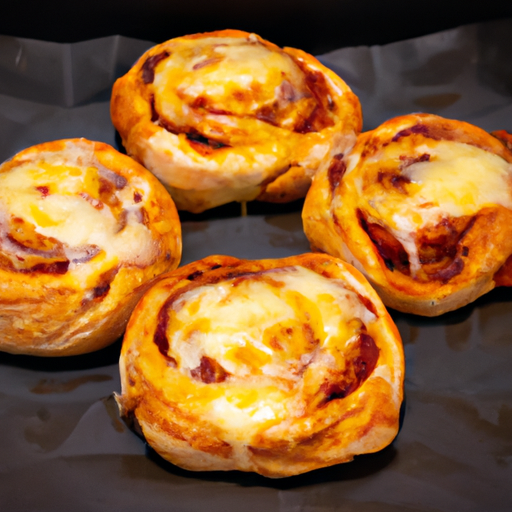 Pizzaschnecken mit Käse