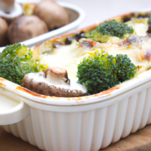 Champignon-Broccoli-Auflauf Rezept