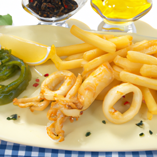 Calamaris mit Pommes frites Rezept