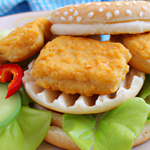 Chicken-Nuggets-Burger Rezept