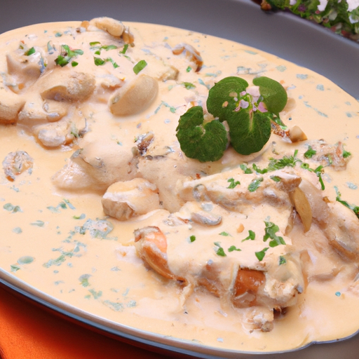 Hähnchengeschnetzeltes in Sahnesauce Rezept