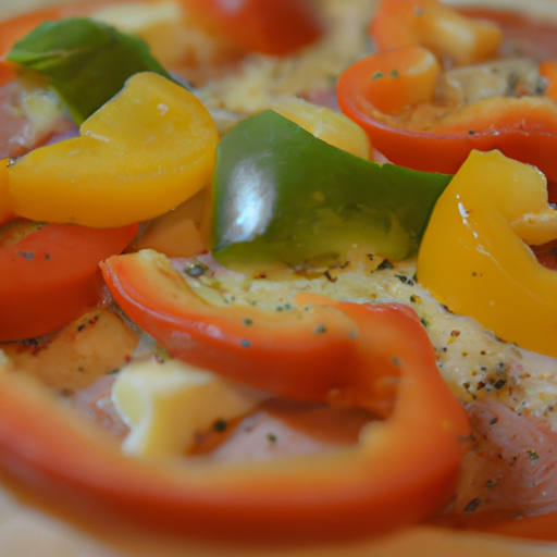 Pizza frische Paprika