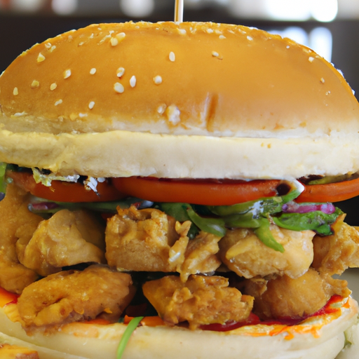XL Chicken Burger Rezept