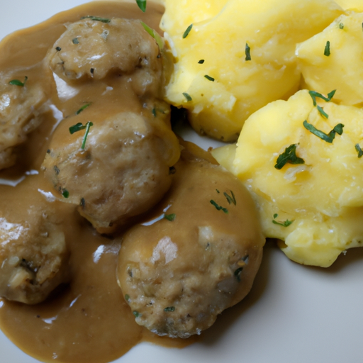 Kloß mit Sauce