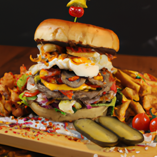 Mega Burger Menü