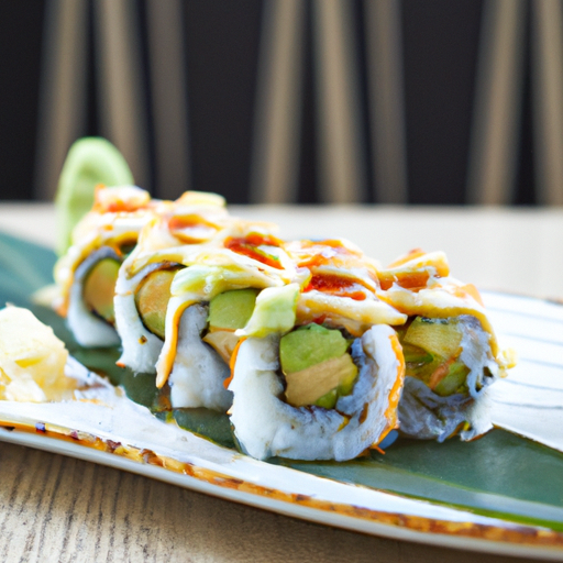 Ebi Avocado Inside-Out Roll