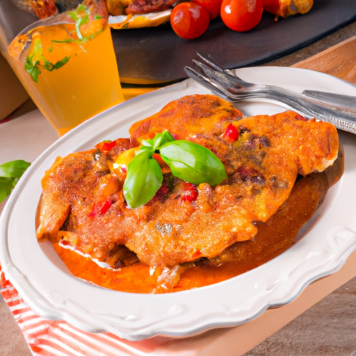 Schweineschnitzel Pizzaiola
