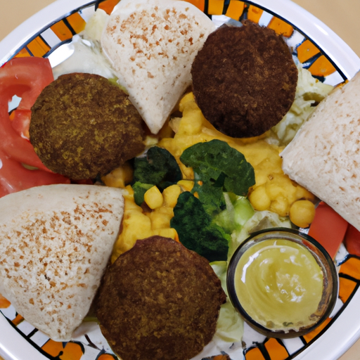 Arabischer Falafel Teller Rezept