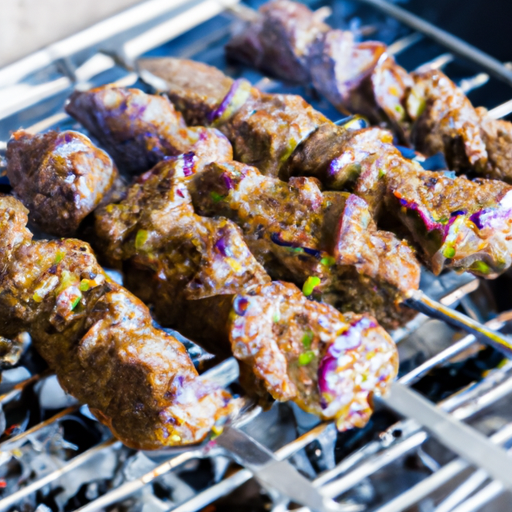 Lammspieß vom Grill