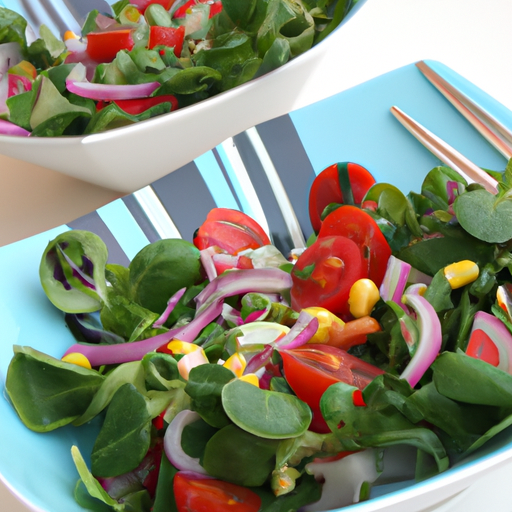 Vegetarische Salattasche