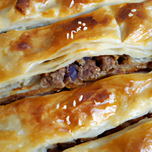 Börek gefüllt mit Hackfleisch