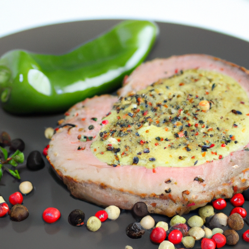 Rumpsteak mit grünem Pfeffer Rezept