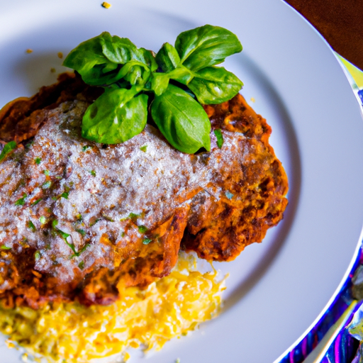 Überbackenes Bolognese Schnitzel Rezept